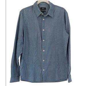 A.P.C. Denim long sleeved Shirt